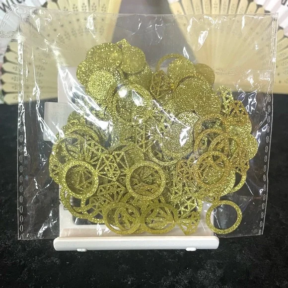 Wedding Pkg *Bride Groom Figurine Thank You Fans Gift Tags Confetti Bride Banner - Picture 12 of 14